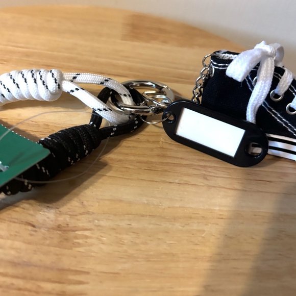 Unisex black and white sneaker maximalist key ring bag charm NWT - Picture 5 of 7